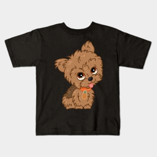 Cute Yorkie Kids T-Shirt